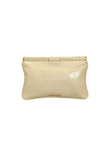 CROCODILE EMBOSSED ST. COCCO CLUTCH