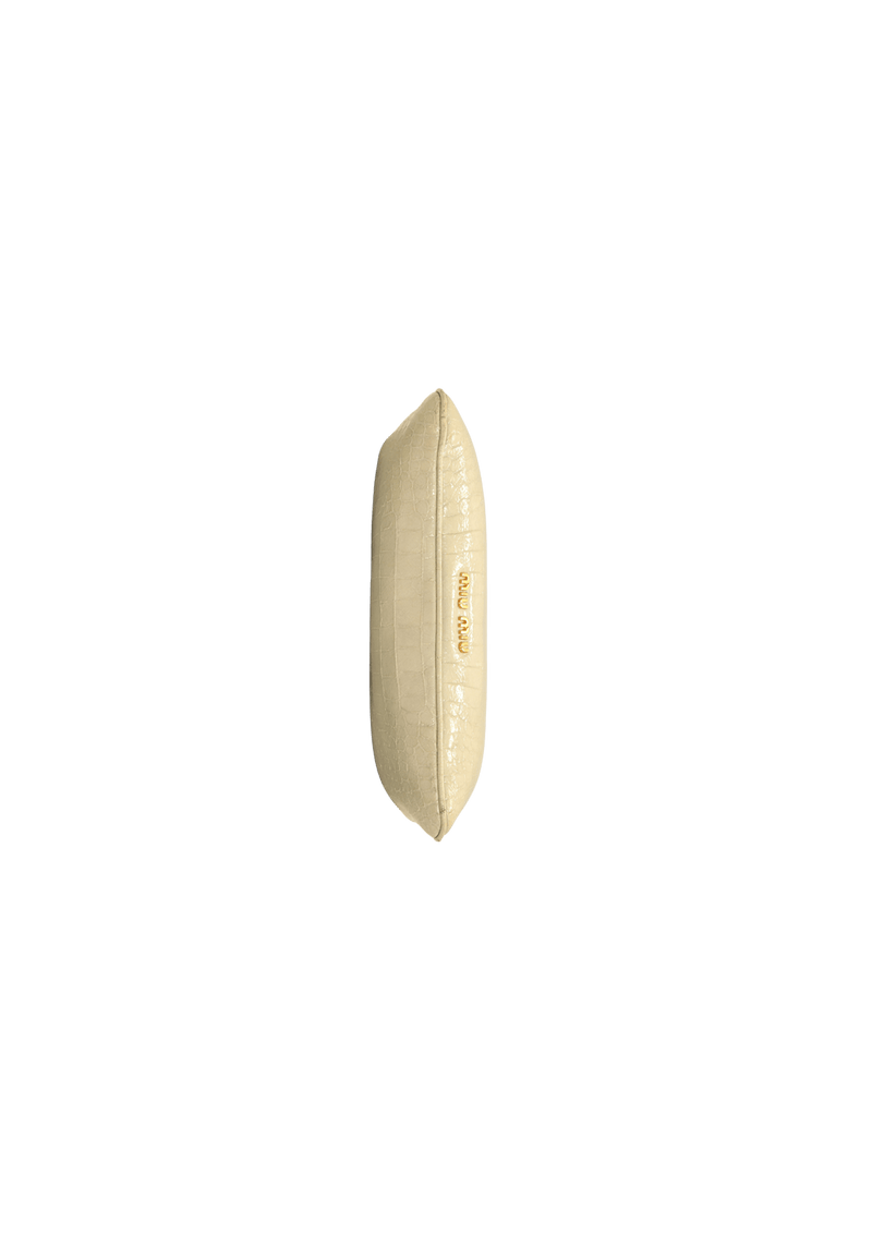 CROCODILE EMBOSSED ST. COCCO CLUTCH