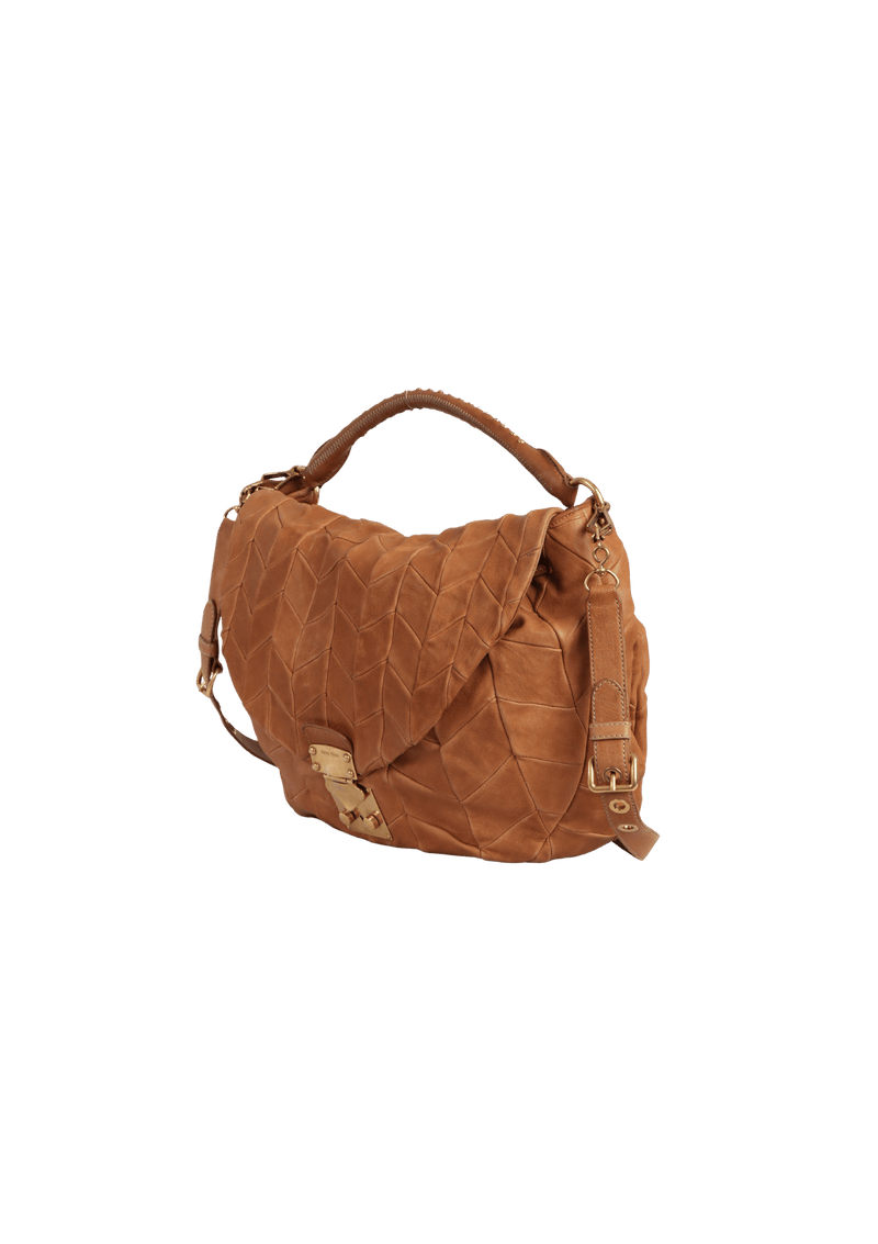 LEATHER FLAP BAG