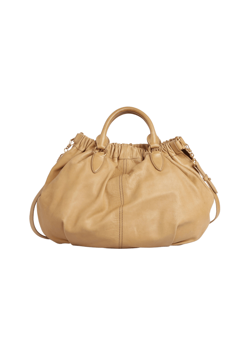 LEATHER SACTHEL BAG