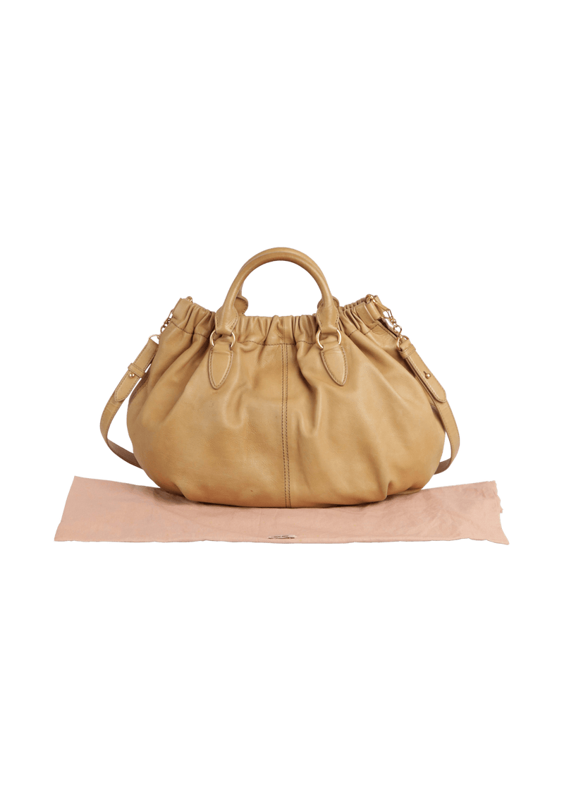 LEATHER SACTHEL BAG