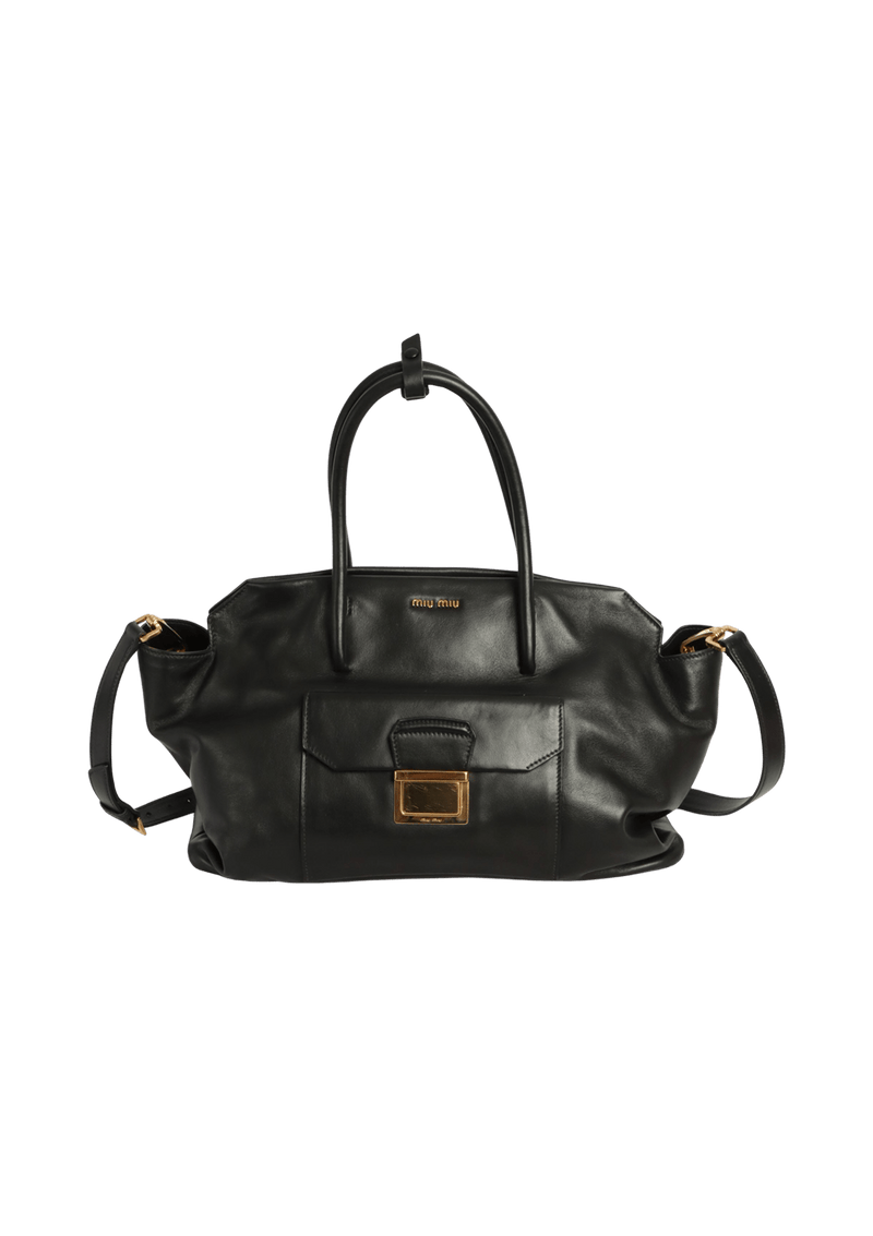 LEATHER SHOULDER BAG