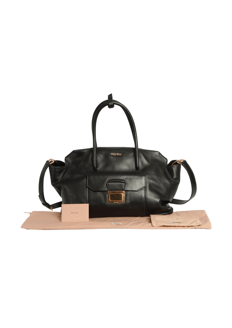 LEATHER SHOULDER BAG