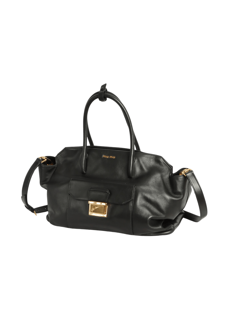 LEATHER SHOULDER BAG