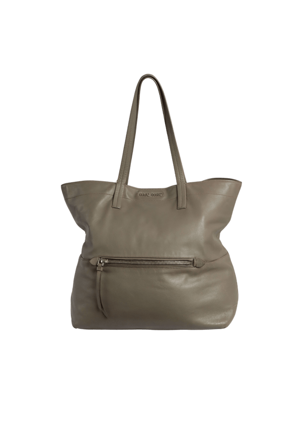 LEATHER TOTE BAG