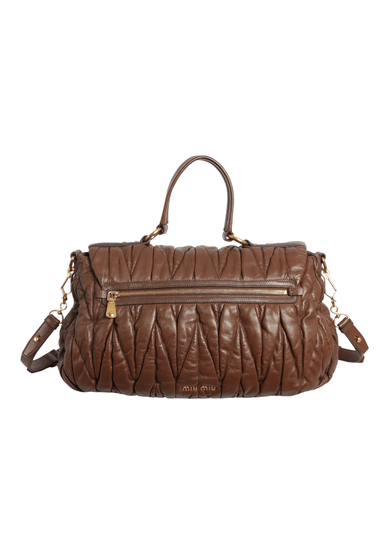 MATELASSÉ BAULETTO TOP HANDLE BAG