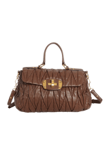 MATELASSÉ BAULETTO TOP HANDLE BAG