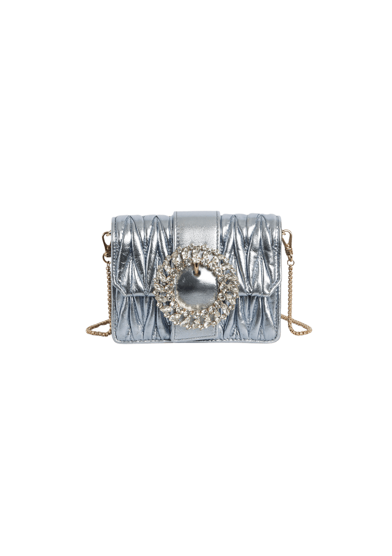 MATELASSÉ CRYSTAL SHOULDER BAG