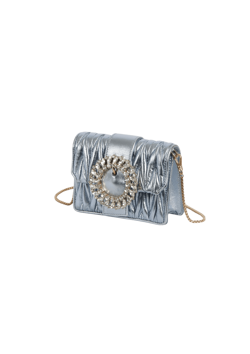 MATELASSÉ CRYSTAL SHOULDER BAG