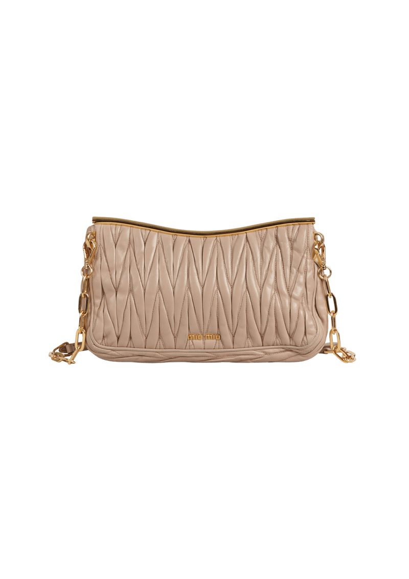 MATELASSE FRAME SHOULDER BAG