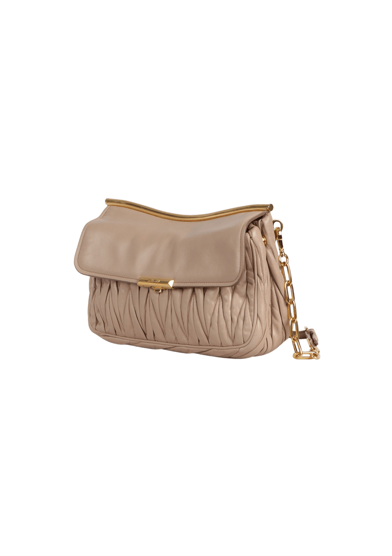 MATELASSE FRAME SHOULDER BAG