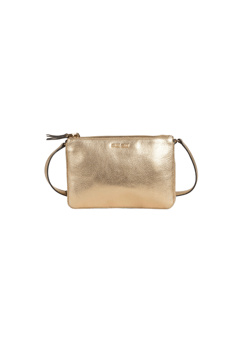 METALLIC CROSSBODY BAG