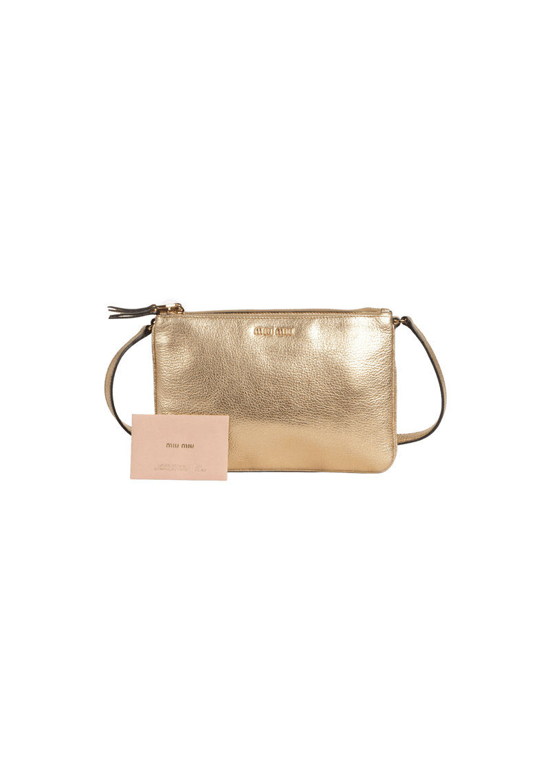 METALLIC CROSSBODY BAG