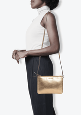 METALLIC CROSSBODY BAG