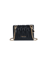 MICRO MATELASSE LEATHER SHOULDER BAG