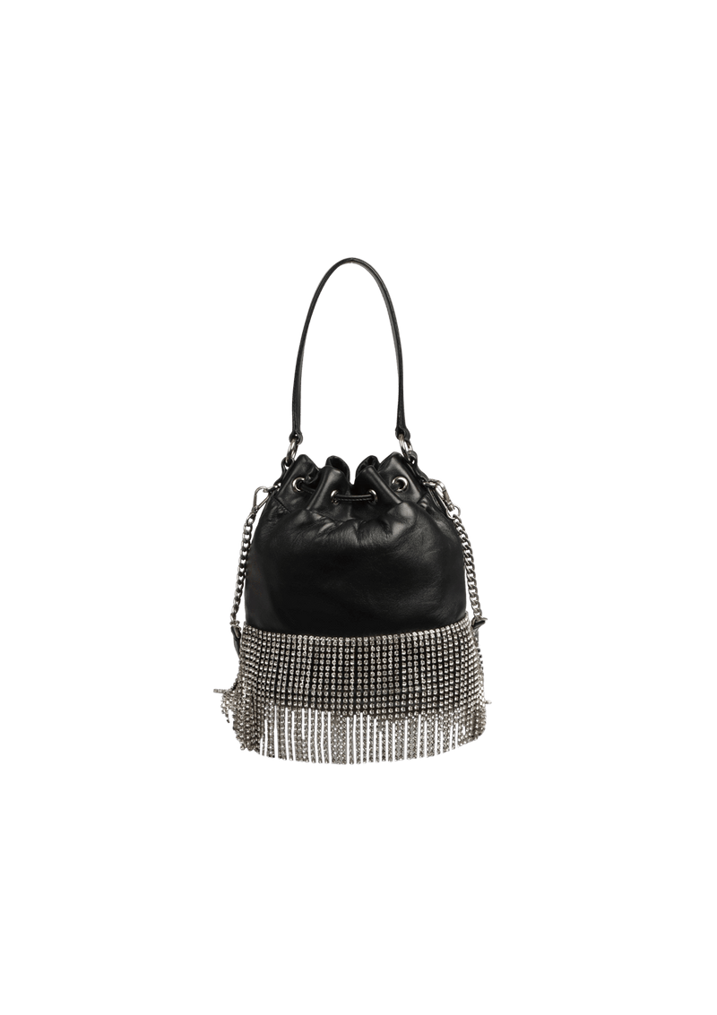 STARLIGHT FRINGE BUCKET BAG