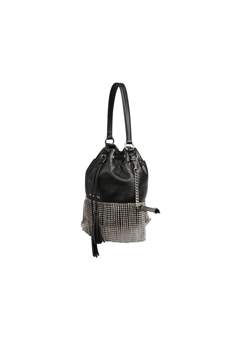 STARLIGHT FRINGE BUCKET BAG