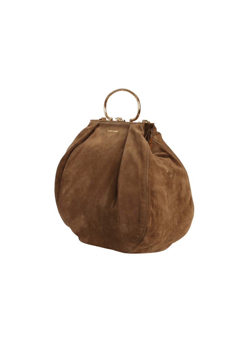 SUEDE FRAME BAG