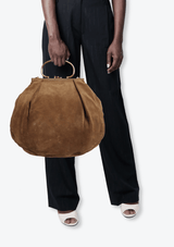 SUEDE FRAME BAG