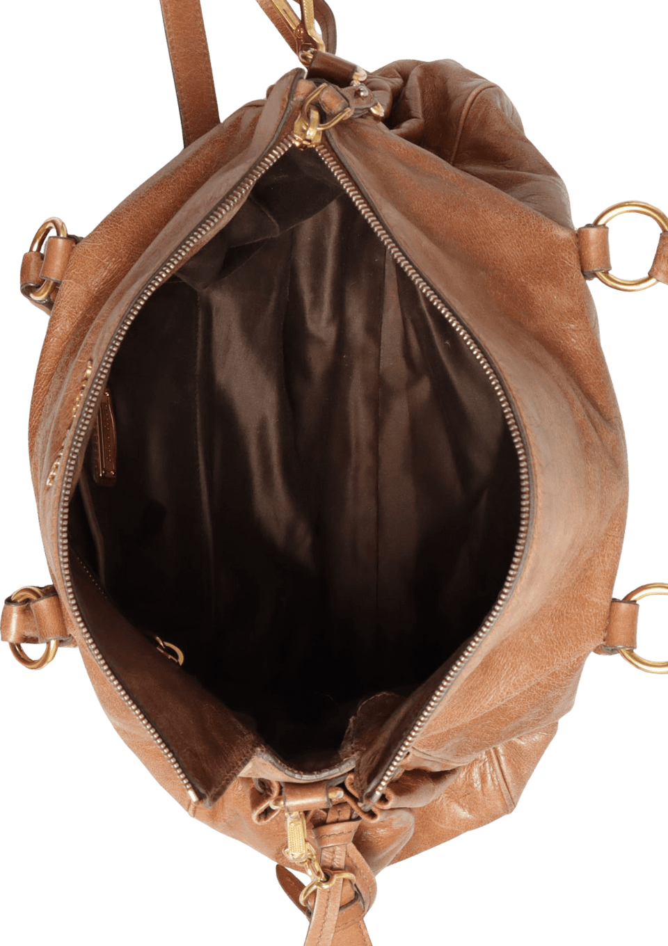BOLSA MIU MIU VITELLO LUX BOW BAG MEDIUM MARROM ORIGINAL – Gringa