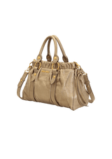 VITELLO LUX GATHERED SATCHEL BAG