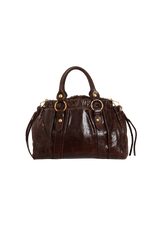 VITELLO LUX GATHERED SATCHEL BAG