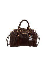 VITELLO LUX GATHERED SATCHEL BAG