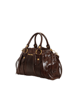 VITELLO LUX GATHERED SATCHEL BAG