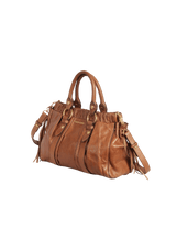 VITELLO LUX GATHERED SATCHEL BAG