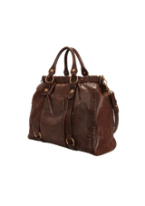 VITELLO LUX GATHERED SATCHEL BAG