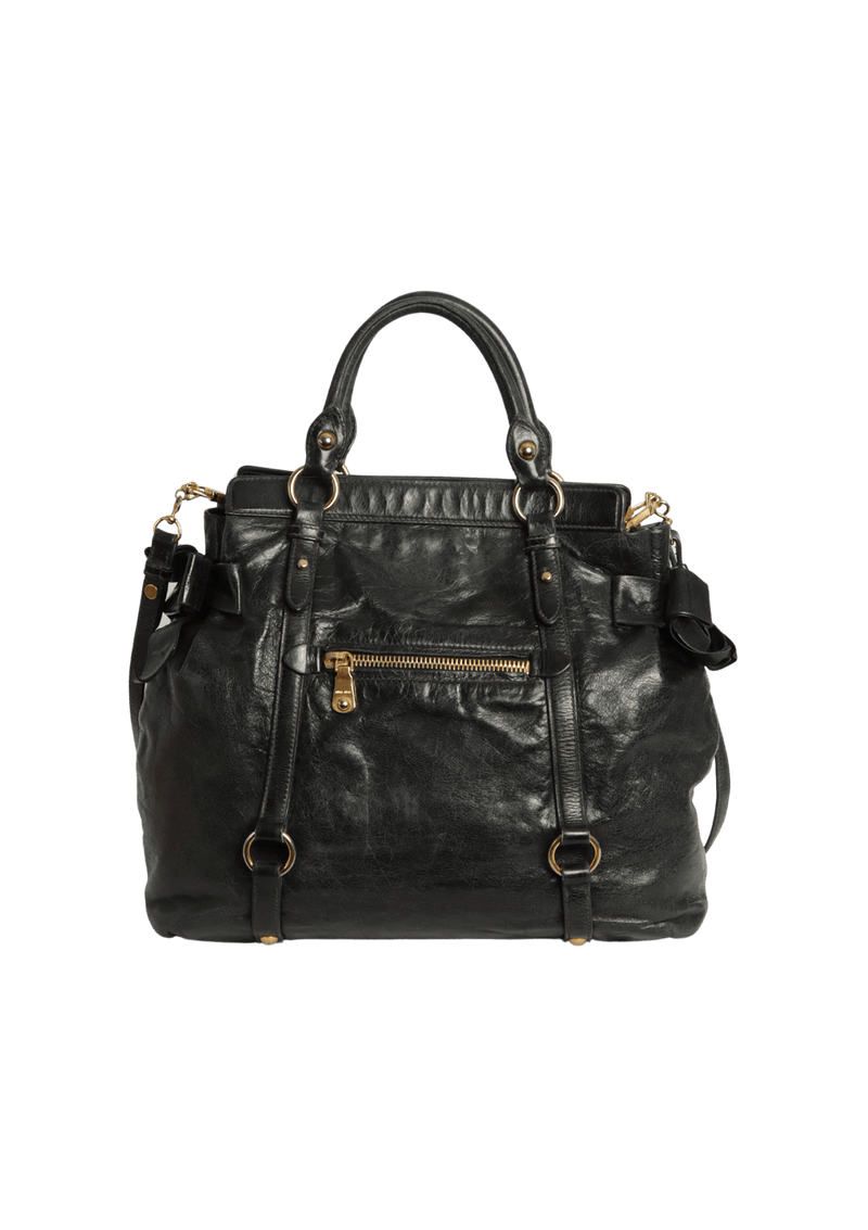 VITELLO LUX SATCHEL BAG MEDIUM