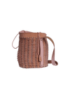 LEATHER BUCKET BAG