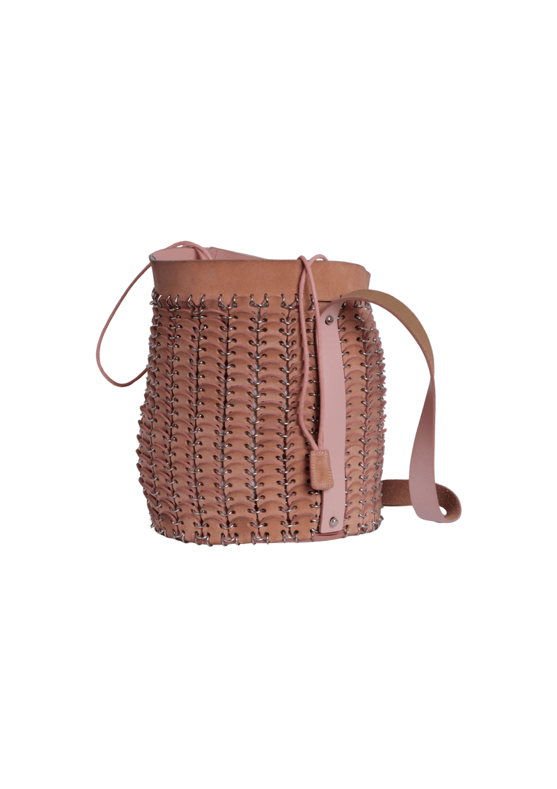 LEATHER BUCKET BAG