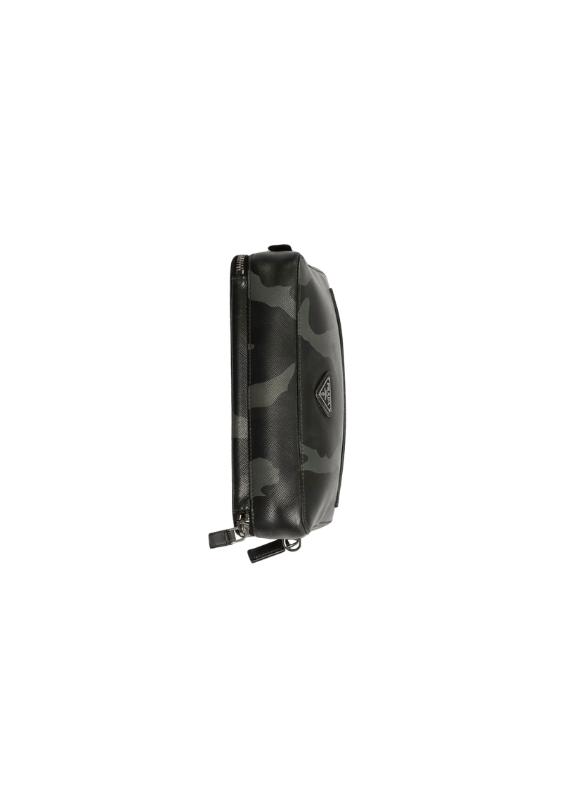 CAMO SAFFIANO TOILETRY BAG