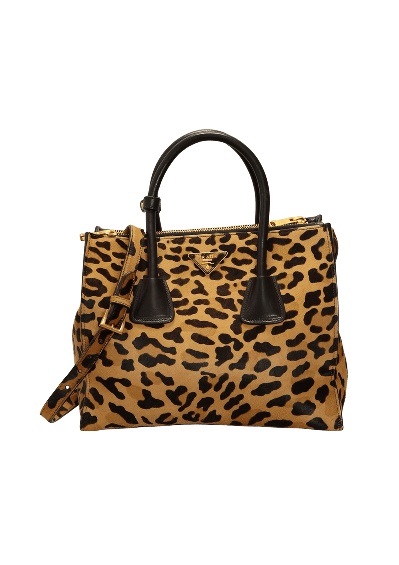 BOLSA PRADA CAVALLINO LEOPARD TWIN POCKET ORIGINAL Gringa