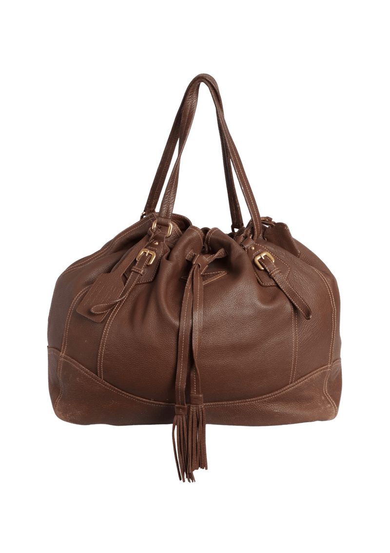 CERVO DRAWSTRING BUCKET BAG