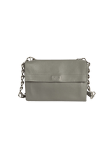CITY CALF DOUBLE TURNLOCK SHOULDER BAG
