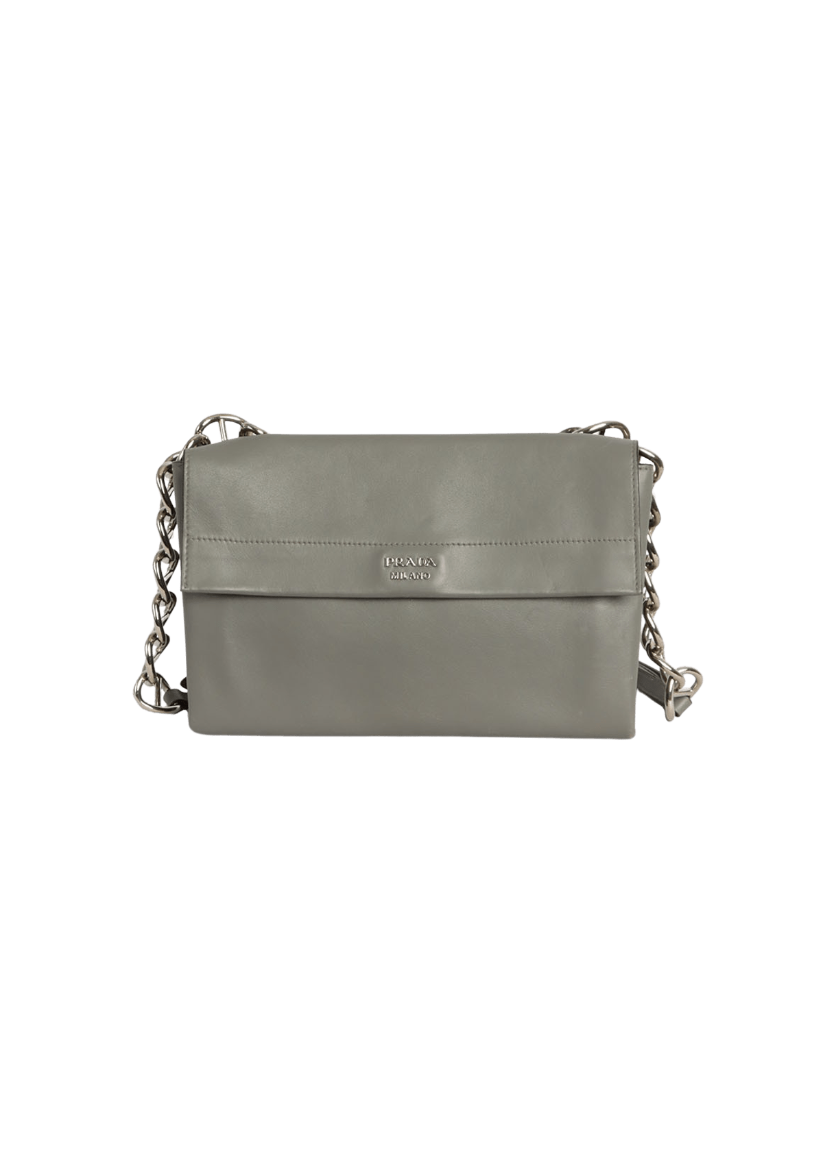CITY CALF DOUBLE TURNLOCK SHOULDER BAG