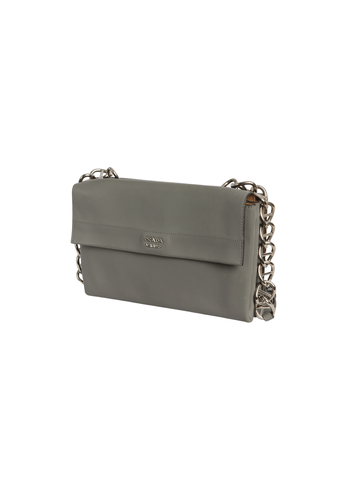 CITY CALF DOUBLE TURNLOCK SHOULDER BAG