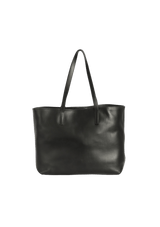 CITY CALF FRONT POCKET SHOPPING TOTE