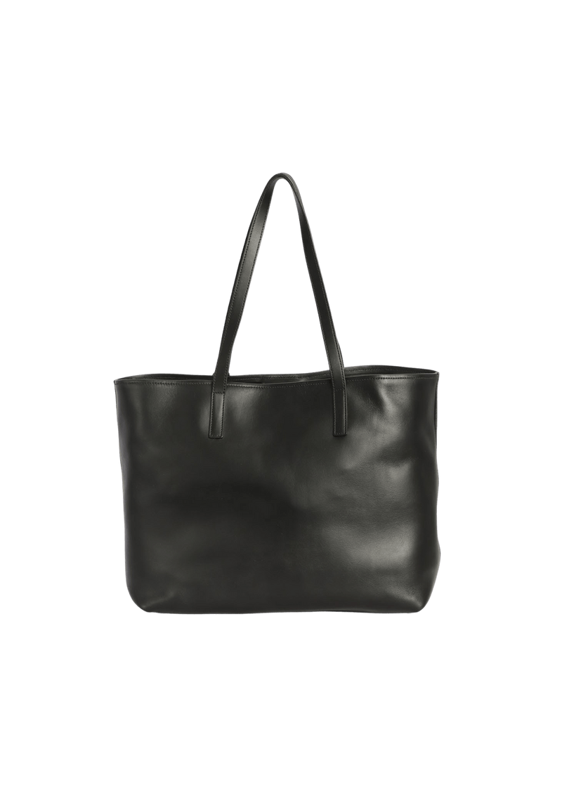 CITY CALF FRONT POCKET SHOPPING TOTE