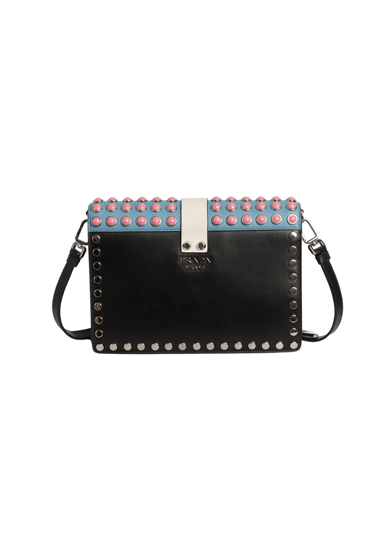 CITY CALF STUDDED ELEKTRA BAG