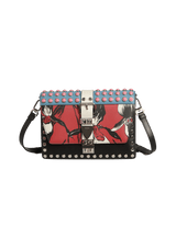 CITY CALF STUDDED ELEKTRA BAG