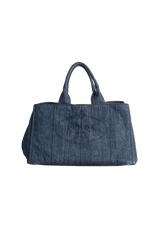 DENIM CANAPA LOGO TOTE