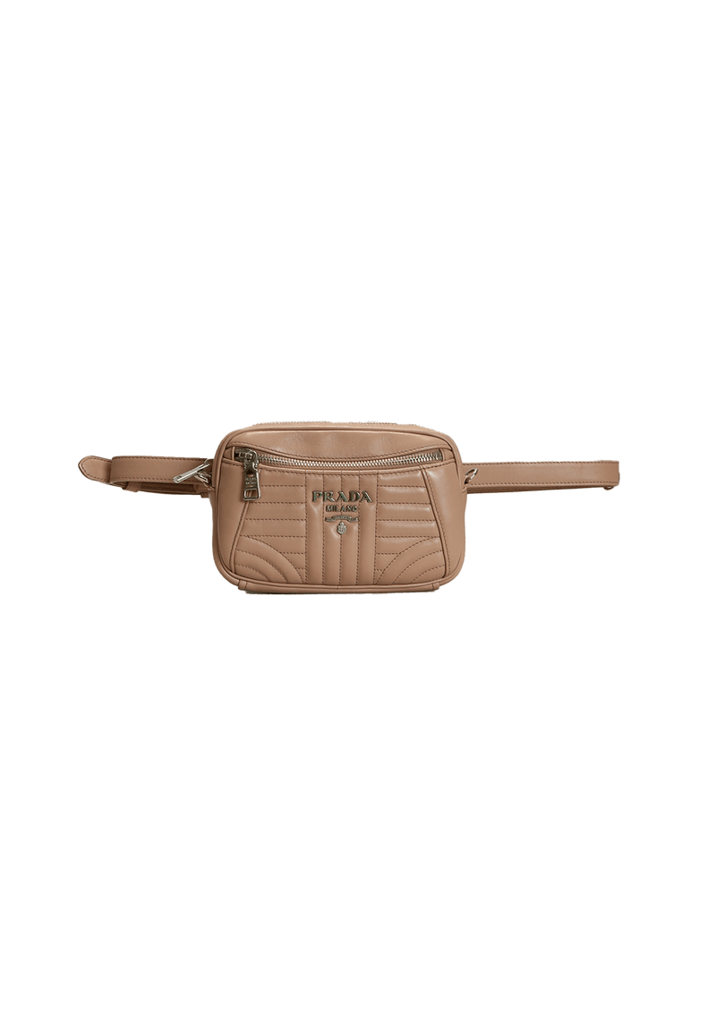 Prada diagramme 2025 leather belt bag