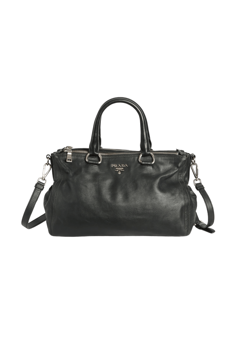 DOUBLE ZIP SOFT CALF BAG