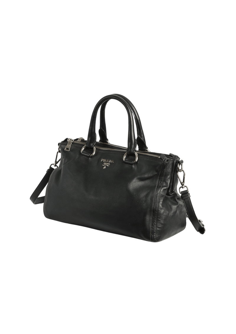 DOUBLE ZIP SOFT CALF BAG