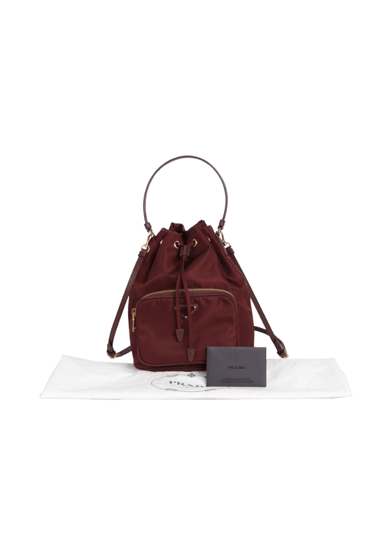 DUET RE-NYLON BUCKET BAG