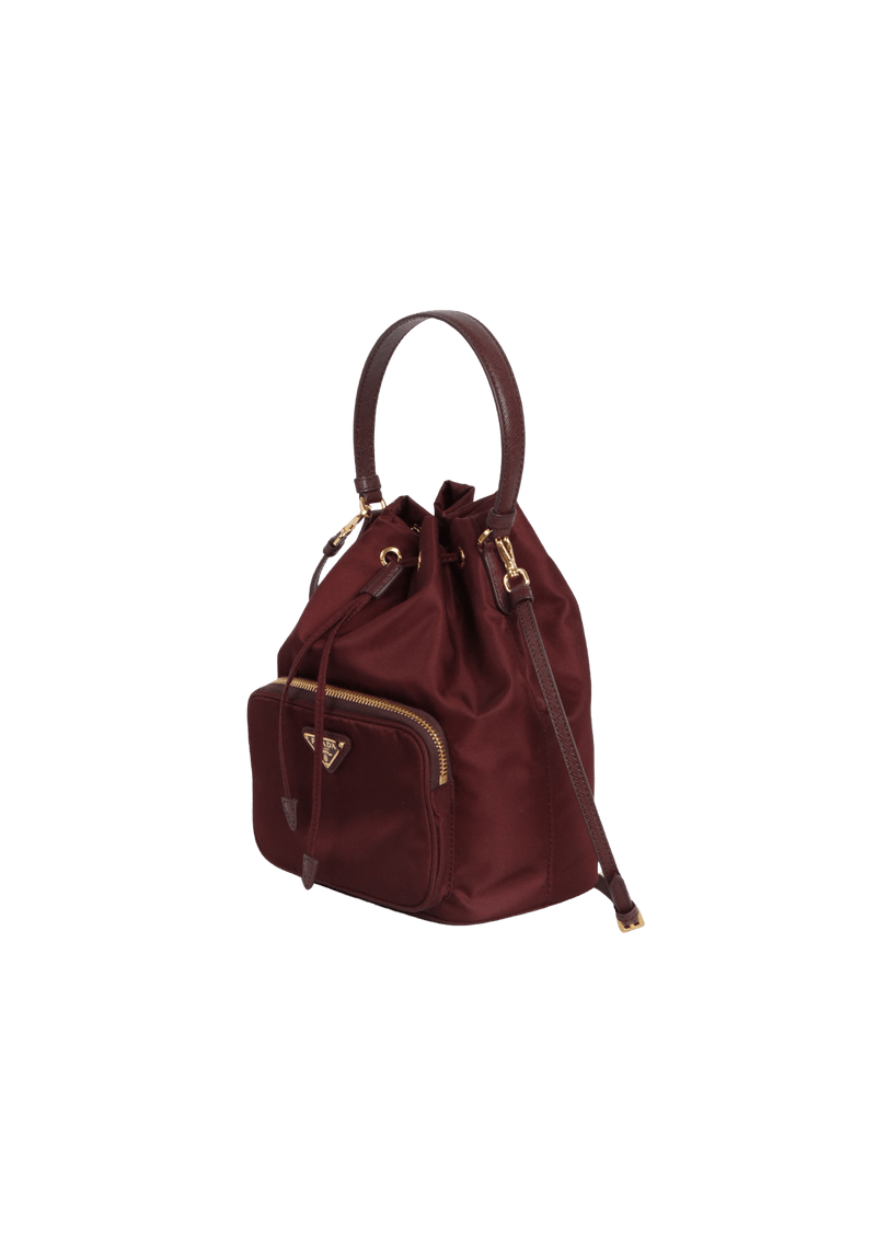 DUET RE-NYLON BUCKET BAG