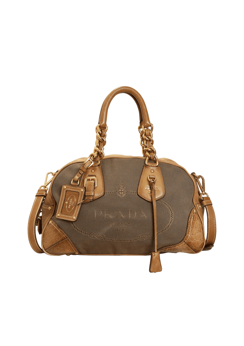 JACQUARD LOGO BAG